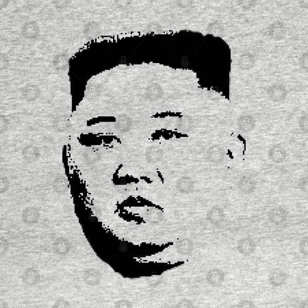 Kim Jong-un Pop Art Portrait by phatvo